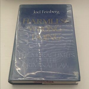 Harmless Wrongdoing Hardcover Book
